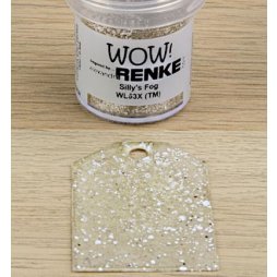 WOW! Embossingpulver Colour Blends - Sillys Fog Grau Silber Wei&szlig; 15 ml Pulver
