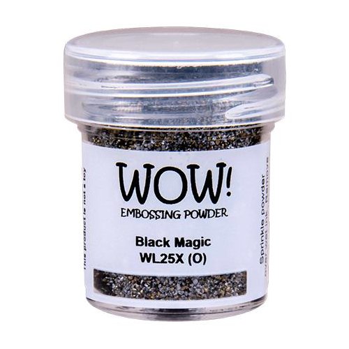WOW! Embossingpulver Colour Blends Black Magic Schwarz Gold Silber 15 ml Pulver