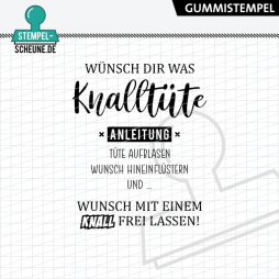 Stempel-Scheune Gummistempel 530 - W&uuml;nsch dir was...