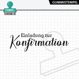 Stempel-Scheune Gummistempel 538 - Einladung zur...