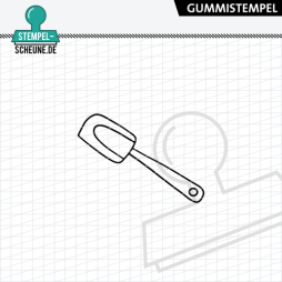 Stempel-Scheune Gummistempel 551 - Teigscharber Kochen...