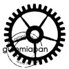 Gummiapan Gummistempel 10110302 - Zahnrad Technik Rad Rund Kreis Zacken Zeit Uhr
