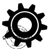 Gummiapan Gummistempel 10110305 - Zahnrad Technik Rad Kreis Rund Zacken Zeit Uhr