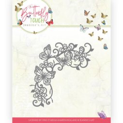 Jeanines Art Stanzschablone Butterfly Touch - Blume Ranke...