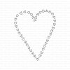 Gummiapan Gummistempel 21020106 - Herz aus Herzen Liebe Heart Freundschaft
