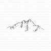 Gummiapan Gummistempel 21020310 - Berg Mountain Natur Klettern Hintergrund