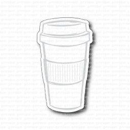 Gummiapan Stanzschablone D201011 - Kaffeebecher Kaffee...