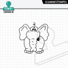 Stempel-Scheune Gummi 567 - Lomi Lefant Lenni