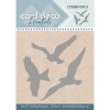 Card Deco Stanzschablone CDEMIN10013 - 3 V&ouml;gel Fliegen Luft Tier Fl&uuml;gel Himmel