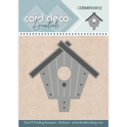 Card Deco Stanzschablone CDEMIN10012 - Vogelhaus Natur...