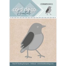 Card Deco Stanzschablone CDEMIN10011 - kleiner Vogel Tier...