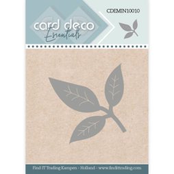 Card Deco Stanzschablone CDEMIN10010 - Pflanze Blatt...
