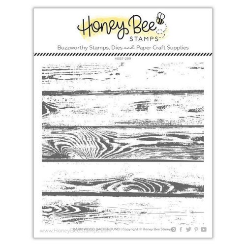 Honey Bee Stamps Stempelset - Hintergrund Holz Background Motiv Muster Struktur