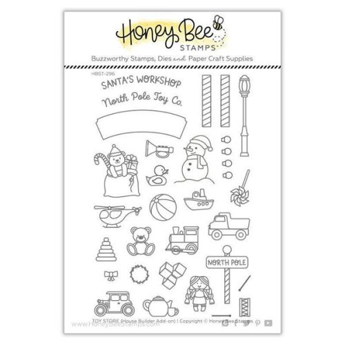 Honey Bee Stamps Stempelset - Schneemann Weihnachten Spielzeug Geschenke Kinder