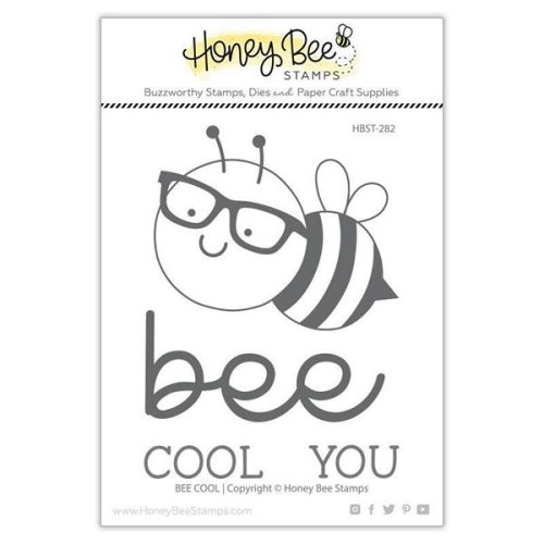 Honey Bee Stamps Stempelset - Biene Brille Insekt Tier Fl&uuml;gel Fliegen bee cool