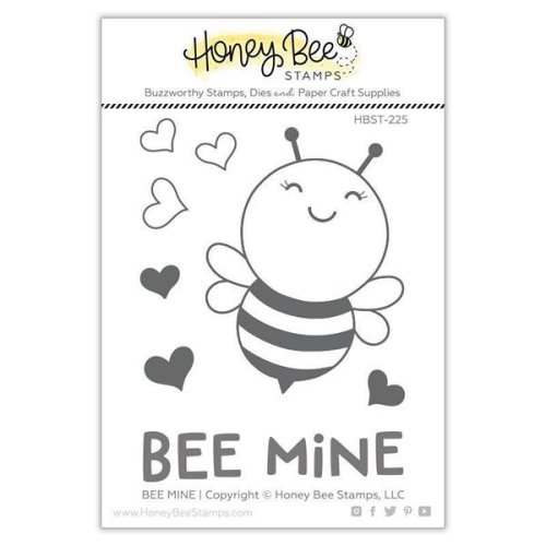 Honey Bee Stamps Stempelset - Biene Herz Liebe Freundschaft Insekt Tier Bee