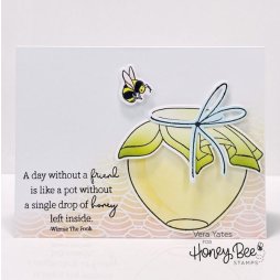 Honey Bee Stanzschablonen f&uuml;r Just BEEcause - Biene Honigtopf Winnie the Pooh