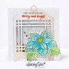 Honey Bee Stanzschablonen f&uuml;r Pretty Poinsettias - Tannenzapfen Mistelzweig