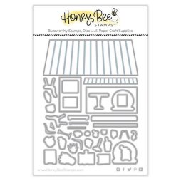 Honey Bee Stanzschablonen für Coffee Shop House Builder -...