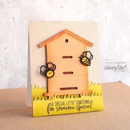 Honey Bee Stanzschablonen Bee Hive Box - Bienenstock Biene Honig Tiere Honig