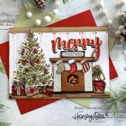 Honey Bee Stanzschablonen f&uuml;r Farmhouse Tree Builder - Weihnachtsbaum Geschenk