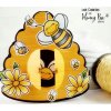 Honey Bee Stanzschablonen f&uuml;r Busy Bees - Bienen Blume Herz Fliegen Blatt Tiere