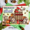 Honey Bee Stanzschablonen f&uuml;r Nuts About You - Eichh&ouml;rnchen Herbst Blatt Eichel