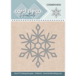 Card Deco Stanzschablone CDEMIN10032 - Schneeflocke...