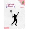 Nellies Snellen Stempel - Sport Tennis Mann Federball Badminton Sportart