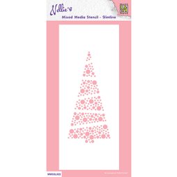 Nellies Choice Stencil MMSSL022 - Weihnachtsbaum...