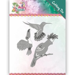 Yvonne Creations Stanzschablone - Vogel V&ouml;gel...