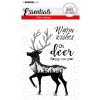 StudioLight Essentials Clear Stamp - Rentier Geweih Reh Berg Winter Weihnachten
