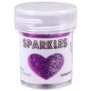 WOW! Sparkles Glitter Frisky - Lila Silber 15 ml Pulver Premium Glitzer