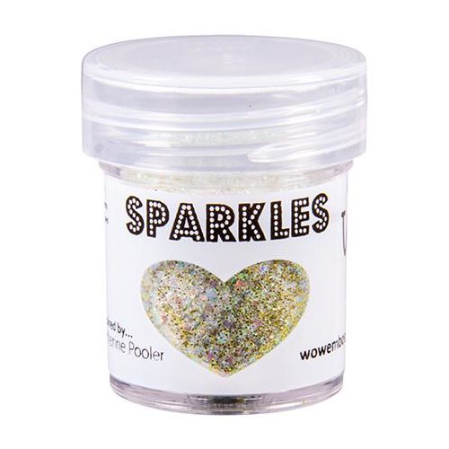 WOW! Sparkles Glitter Ice Pop - Gold Silber 15 ml Pulver Premium Glitzer