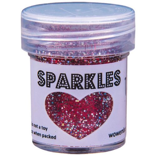 WOW! Sparkles Glitter Oh Dorothy - Rot Silber 15 ml Pulver Premium Glitzer