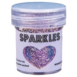 WOW! Sparkles Glitter Clarabelle - Lila Rosa Silber 15 ml...