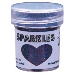 WOW! Sparkles Glitter Regal - Rot Blau Schwarz 15 ml...