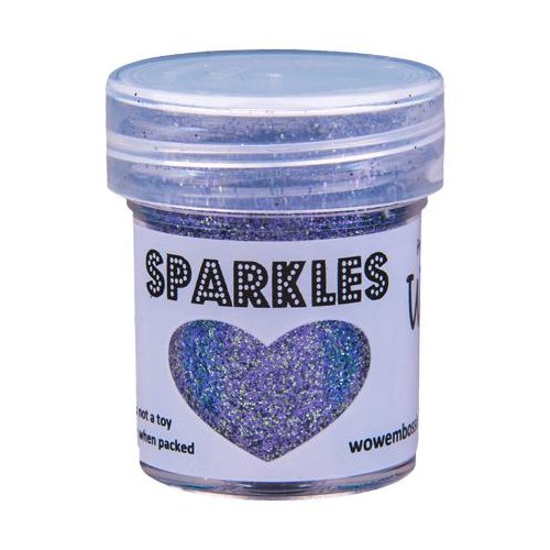 WOW! Sparkles Thistle - Lila Silber Gr&uuml;n 15 ml Pulver Premium Glitzer