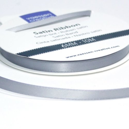Lot De 6 Rubans Satin 6 Mm X 10 M - Double Face Pour Emballage Cadeaux, Déco Mariage, Noël - Couleurs Festives - 3