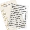 Karten-Kunst Clear Stamps Aus der Schreibmaschine 2 - Gru&szlig; Geburt Fest F&uuml;r dich