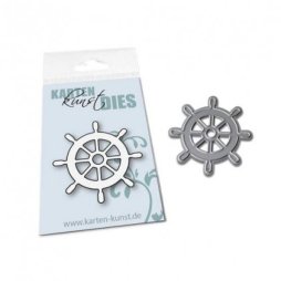 Karten-Kunst Stanzschablone Mini Ships Wheel - Steuerrad...