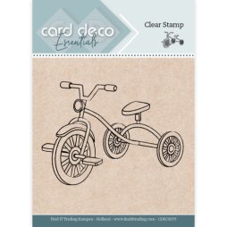 Card Deco Clear stamp Essentials - Dreirad Tricycle Kind...