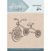 Card Deco Clear stamp Essentials - Dreirad Tricycle Kind Geburt Baby Fahrrad