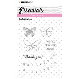 StudioLight Essentials Clear Stamp - Schmetterling Happy...