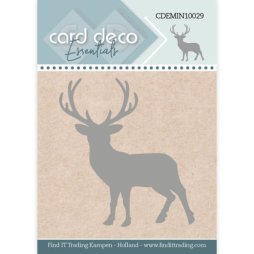 Card Deco Stanzschablone CDEMIN10029 - Rentier Reh Hirsch...