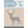 Card Deco Stanzschablone CDEMIN10029 - Rentier Reh Hirsch Kopf Tier Weihnachten