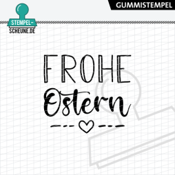 Stempel-Scheune Gummistempel 593 - Frohe Ostern...