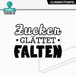 Stempel-Scheune Gummistempel 596 - Zucker gl&auml;ttet...