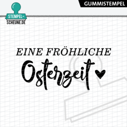 Stempel-Scheune Gummi 595 - eine Fr&ouml;hliche Osterzeit...