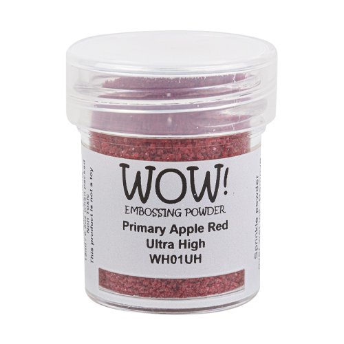 WOW! Embossingpulver Primary Apple Red Rot Ultra High 15 ml Einbrennpulver